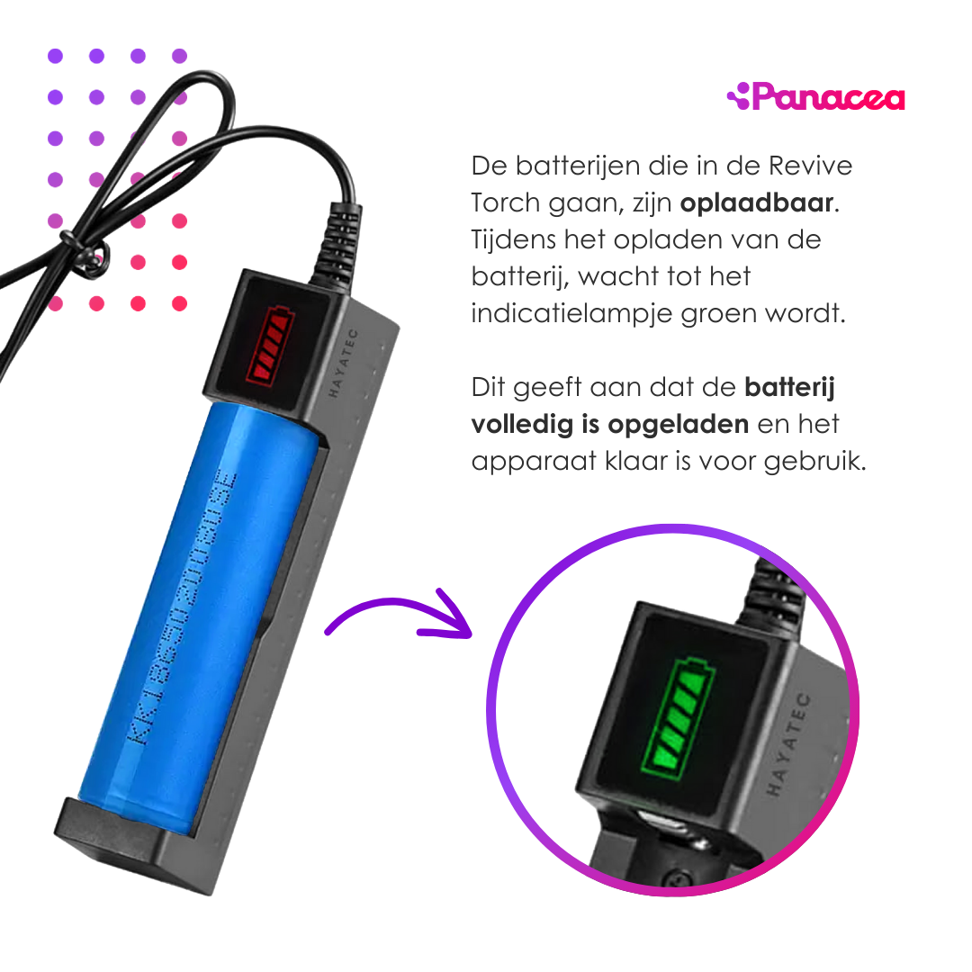 ReviveTorch Infrarot- und Rotlicht-Therapielampe 