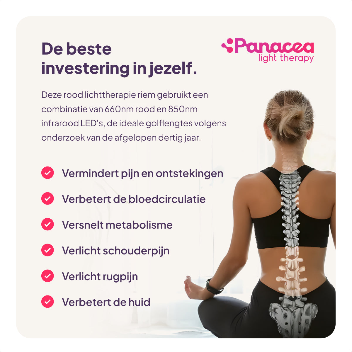 TheraFlex Draadloze Infrarood Riem